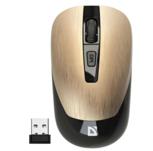Мышь беспроводная Defender Wave MM-995, золото 1