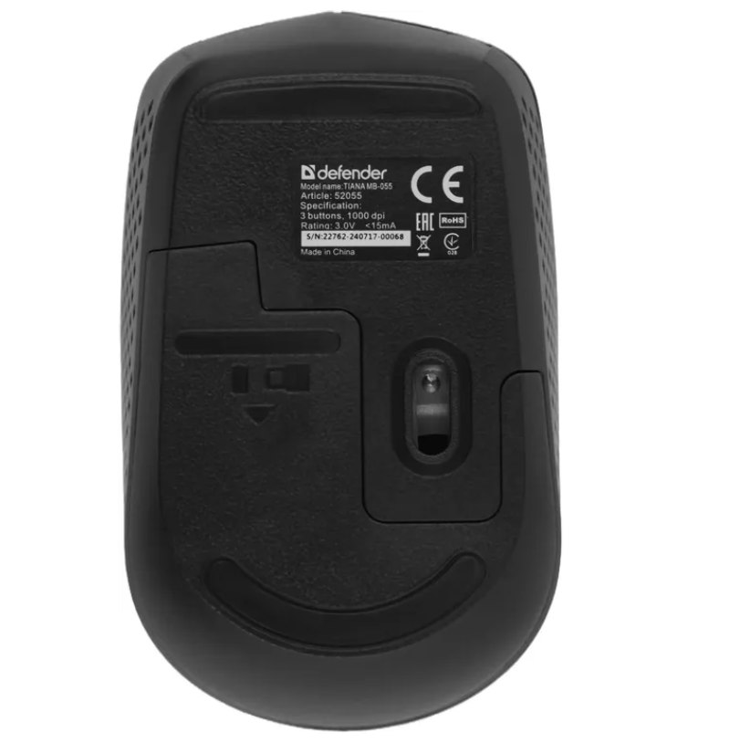 Мышь беспроводная Defender Tiana MB-055, черный 2 Мышь беспроводная Defender Tiana MB-055, черный 2