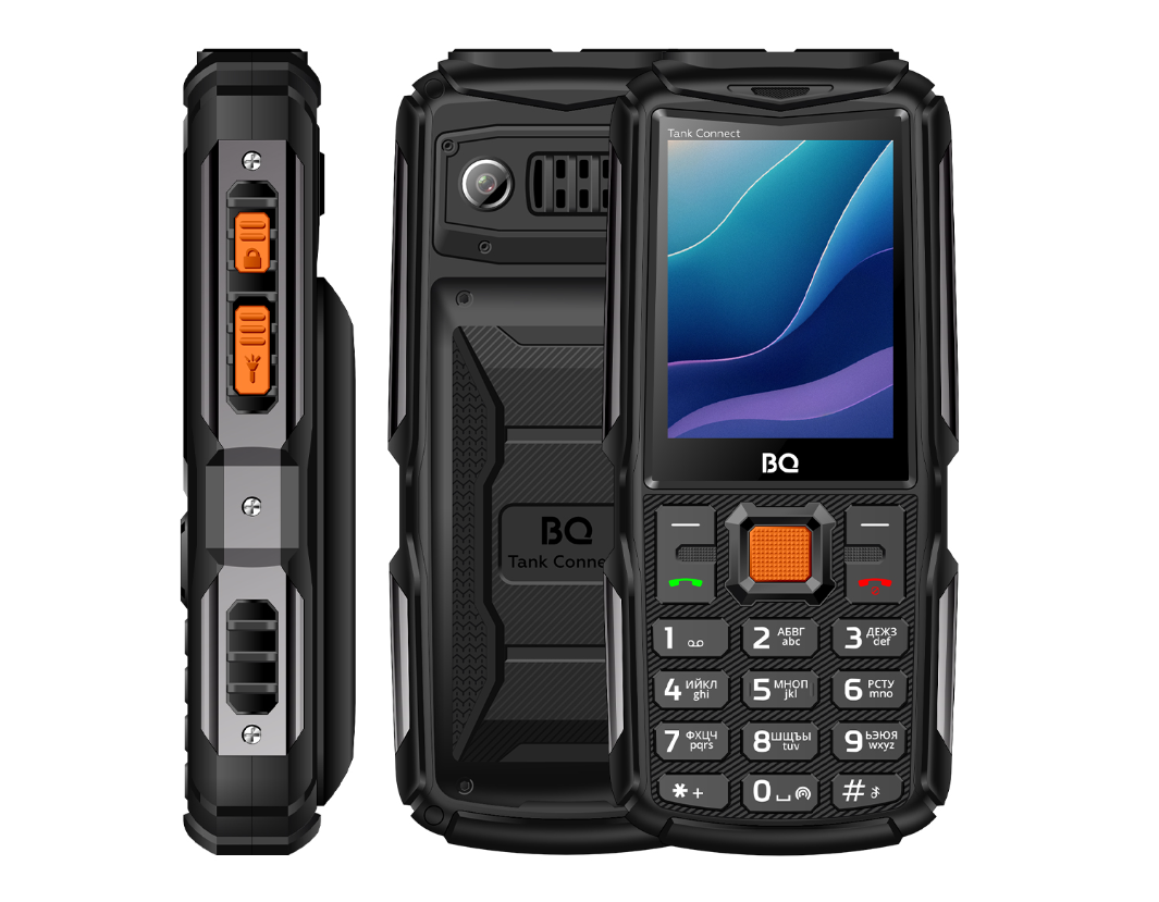 Мобильный телефон BQ 2430L Tank Power Connect Black-Gunmetal 1 Мобильный телефон BQ 2430L Tank Power Connect Black-Gunmetal 1
