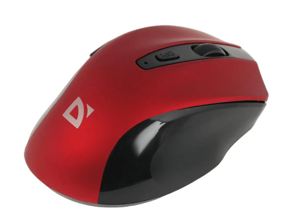 Мышь беспроводная Defender Prime MB-053, красный 3 Мышь беспроводная Defender Prime MB-053, красный 3