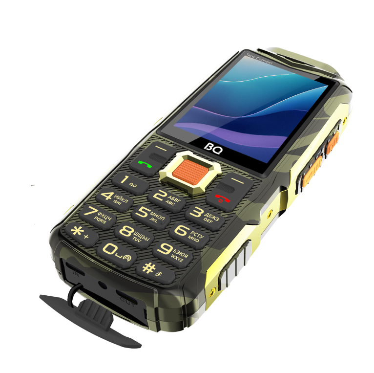 Мобильный телефон BQ 2430L Tank Power Connect Camouflage/Gold 4 Мобильный телефон BQ 2430L Tank Power Connect Camouflage/Gold 4