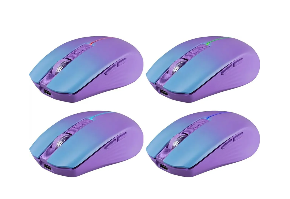 Мышь беспроводная Defender Mystery MM-301 LED фиолетовый 4 Мышь беспроводная Defender Mystery MM-301 LED фиолетовый 4