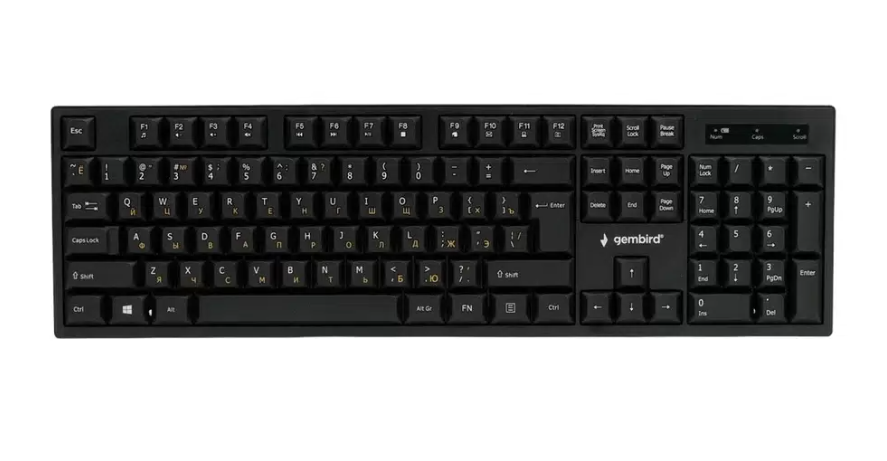 Беспроводной набор клавиатура + мышь Gembird KBS-6000, черный 3 Беспроводной набор клавиатура + мышь Gembird KBS-6000, черный 3