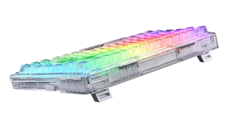 Клавиатура беспроводная механическая Redragon Elf Pro, RGB, BT+2.4G, белый 3 Клавиатура беспроводная механическая Redragon Elf Pro, RGB, BT+2.4G, белый 3