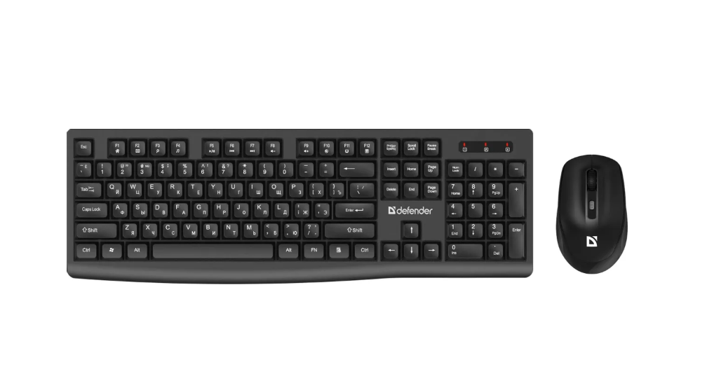 Беспроводной набор клавиатура + мышь Defender Seoul C-972 1 Беспроводной набор клавиатура + мышь Defender Seoul C-972 1