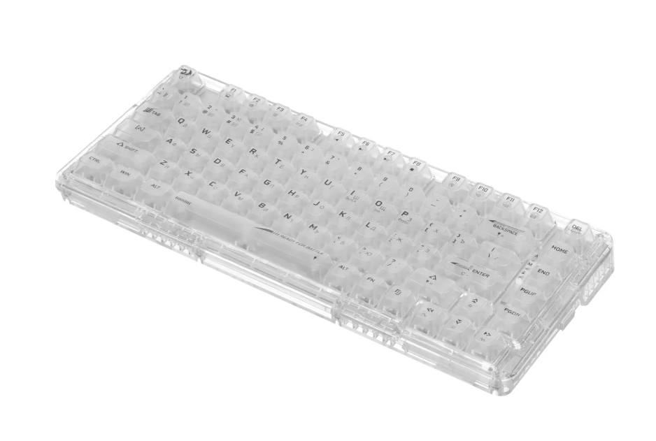 Клавиатура беспроводная механическая Redragon Elf Pro, RGB, BT+2.4G, белый 7 Клавиатура беспроводная механическая Redragon Elf Pro, RGB, BT+2.4G, белый 7