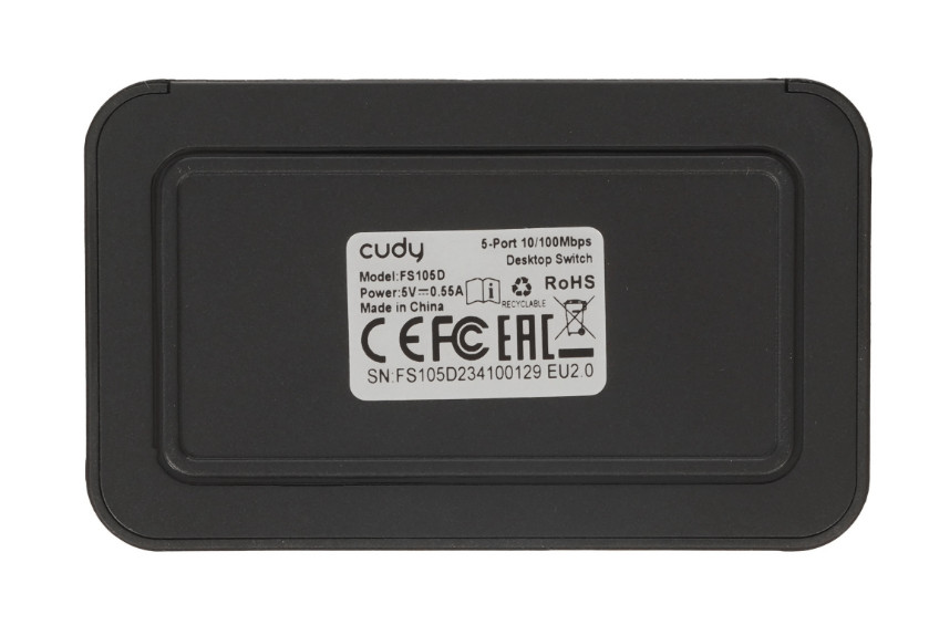 Коммутатор CUDY FS105D 5port 4 Коммутатор CUDY FS105D 5port 4