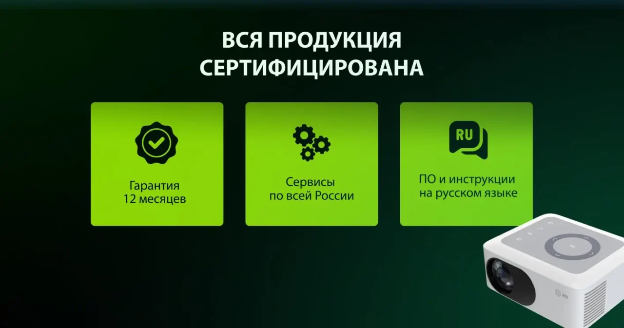 Проектор Cactus CS-PRE.08WT.WXGA LCD 1500Lm (1280х720) 1000:1 ресурс лампы:30000часов 1xUSB typeA 1x 8