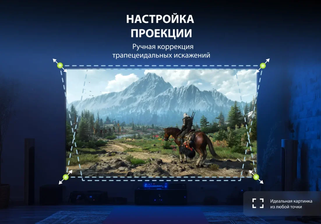 Проектор Cactus CS-PRM.01B.Full HD LCD 700Lm ANSI (1920x1080) 2500:1 ресурс лампы:50000часов 2xUSB 3