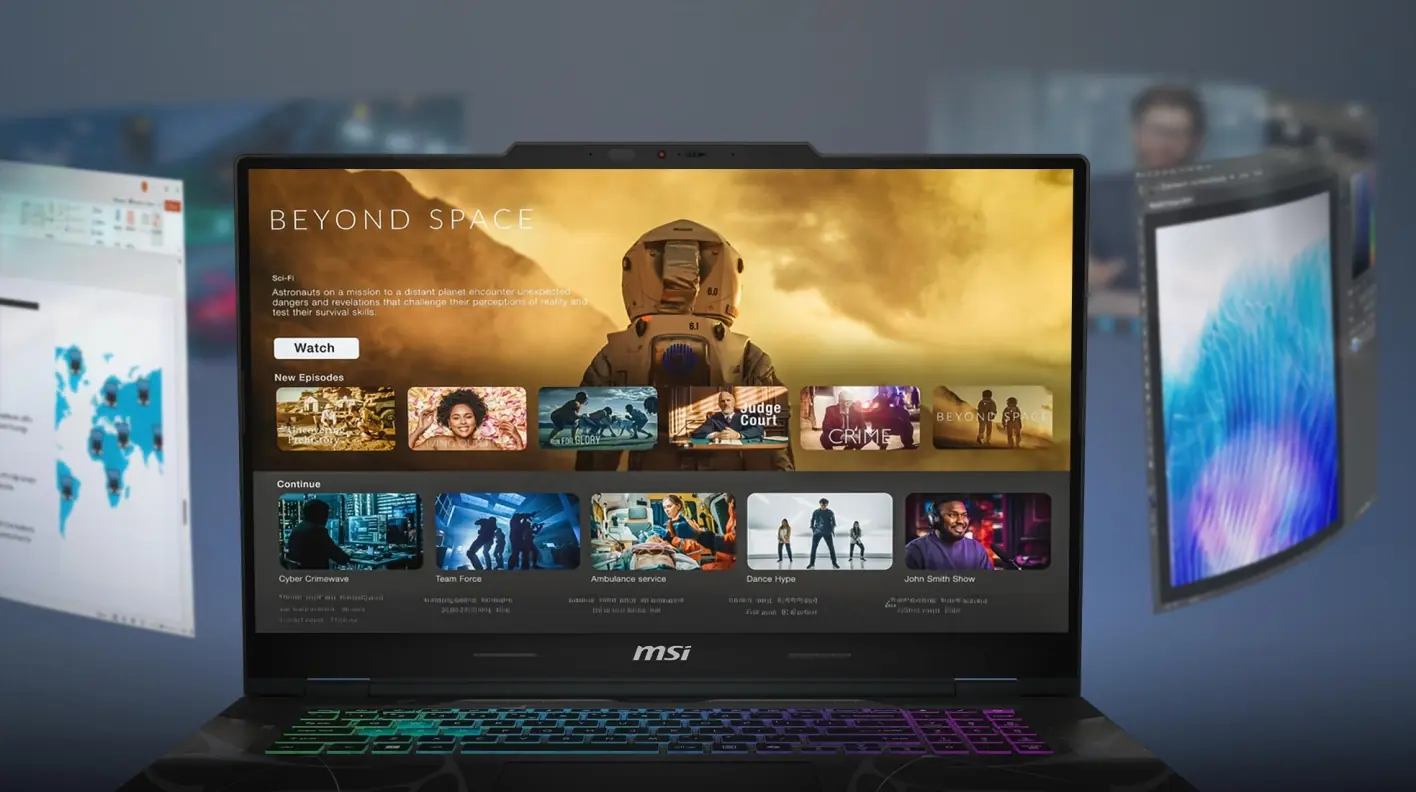 Ноутбук MSI Cyborg 17 B13WGKG-219XRU 17.3" IPS i7-13620H/32Gb/SSD1Tb/RTX 5070,черный (английская/рус 18