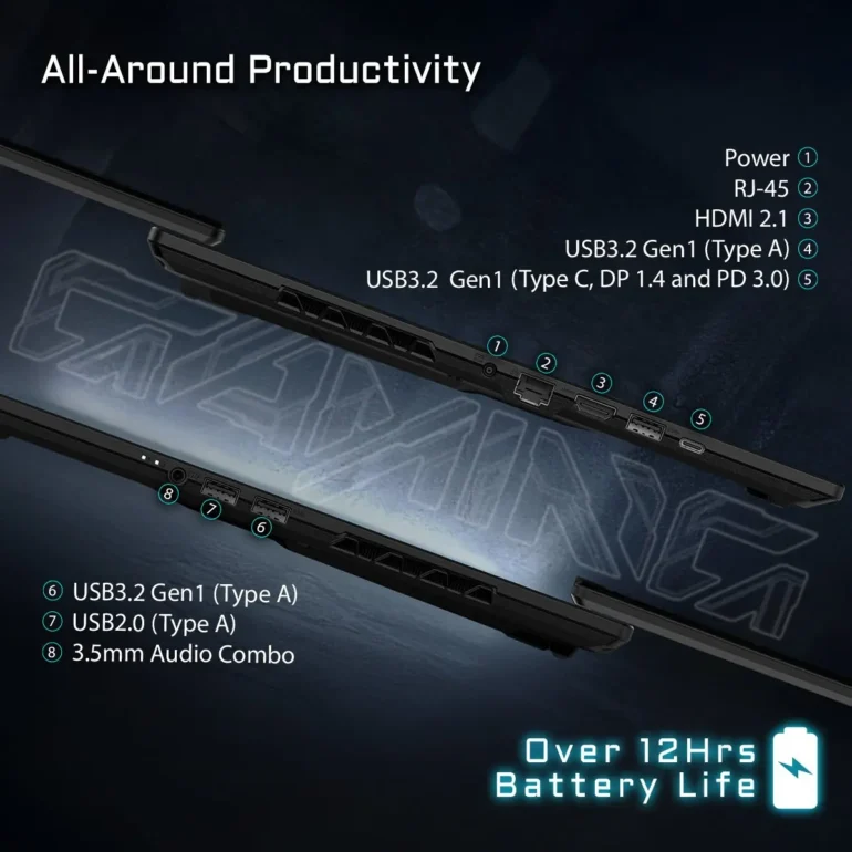 Ноутбук Gigabyte A16 (GA6H) 16" Core i7 13620H/32Gb/SSD512G/RTX5050 8Gb/No OS 11