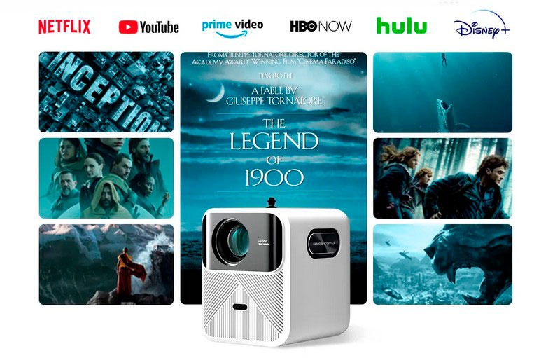 Проектор Xiaomi Wanbo Projektor Mozart 1 White EU 8