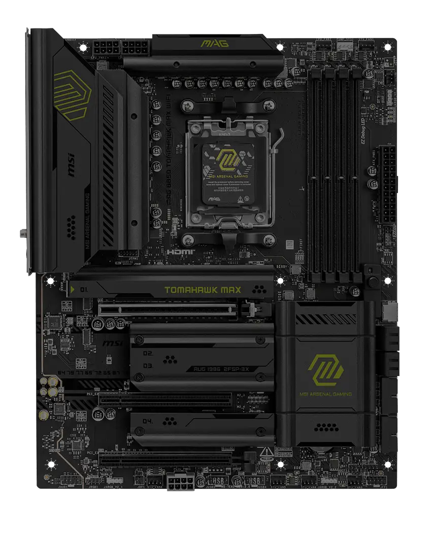 MB sAM5 MSI Mag B850 Tomahawk Max Wifi, 4*DDR5, 3*PCIEx16, 4*M.2, 4*TypeC, 2*USB3.2Gen2, 5*USB3.2Gen 13 MB sAM5 MSI Mag B850 Tomahawk Max Wifi, 4*DDR5, 3*PCIEx16, 4*M.2, 4*TypeC, 2*USB3.2Gen2, 5*USB3.2Gen 13