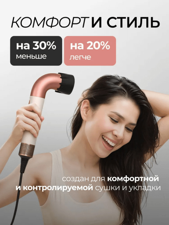 Фен для волос Xiaomi Beheart 6in1 X11 Pro Purple EU 2 Фен для волос Xiaomi Beheart 6in1 X11 Pro Purple EU 2