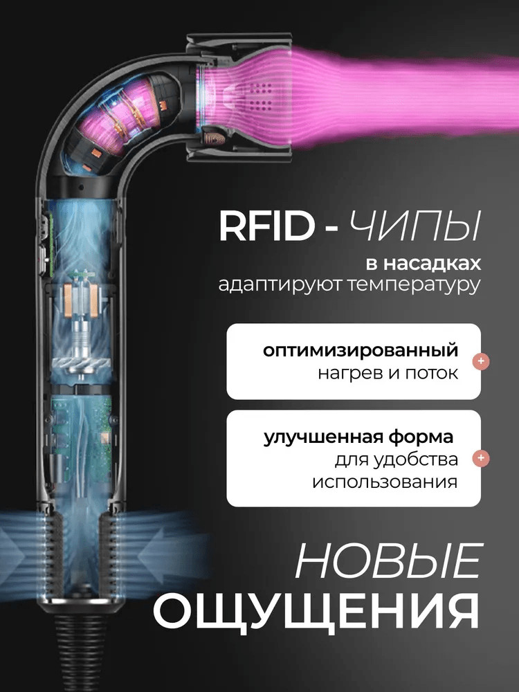 Фен для волос Xiaomi Beheart 6in1 X11 Pro Green EU 3 Фен для волос Xiaomi Beheart 6in1 X11 Pro Green EU 3