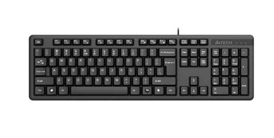 Клавиатура A4Tech KK-3, черный 1 Клавиатура A4Tech KK-3, черный 1