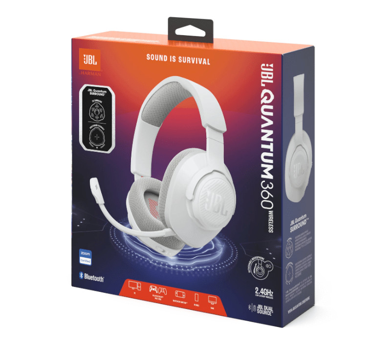Беспроводные наушники JBL Quantum 360 White EU 8 Беспроводные наушники JBL Quantum 360 White EU 8