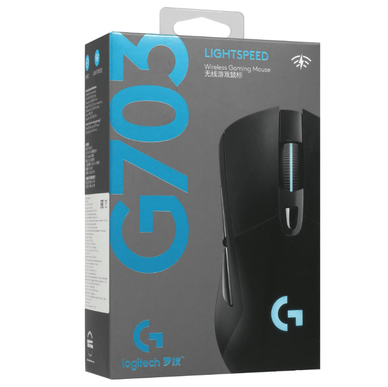 Мышь беспроводная игровая Logitech Gaming Mouse G703, черный 8 Мышь беспроводная игровая Logitech Gaming Mouse G703, черный 8