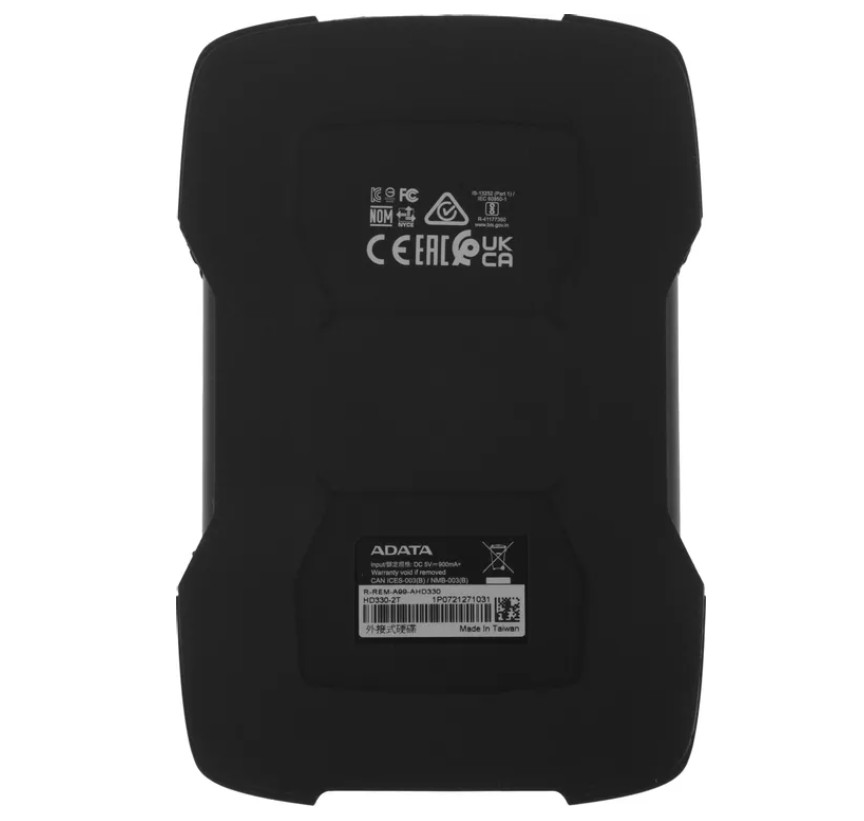 Внешний HDD 2TB ADATA HD330 (AHD330-2TU31-CBK), 2,5", USB 3.1, черный 5 Внешний HDD 2TB ADATA HD330 (AHD330-2TU31-CBK), 2,5", USB 3.1, черный 5