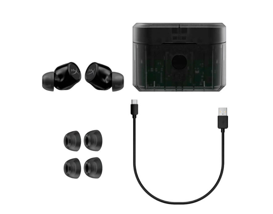 Игровая гарнитура HyperX CIRRO BUDS PRO чёрная 5 Игровая гарнитура HyperX CIRRO BUDS PRO чёрная 5