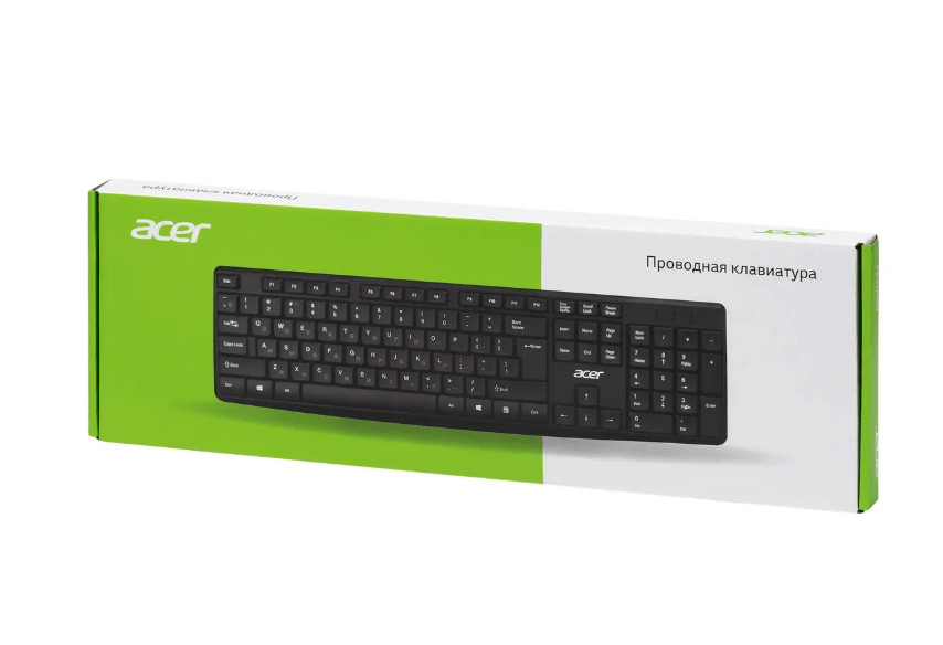 Клавиатура Acer OKW121, черный 8 Клавиатура Acer OKW121, черный 8