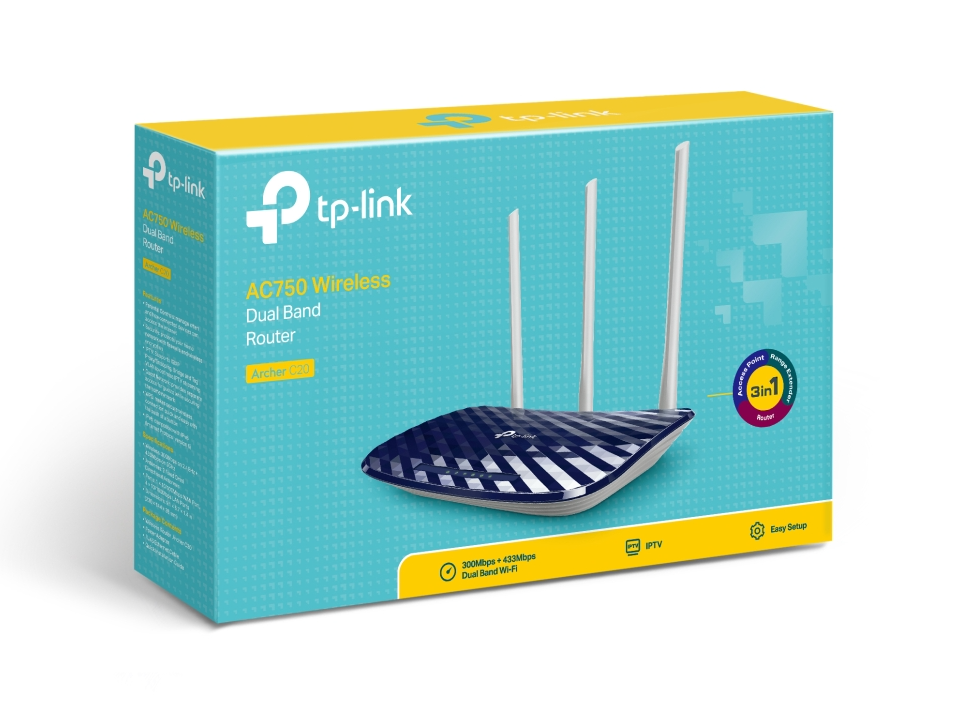 Беспроводной маршрутизатор TP-Link Archer C20 (4 LAN, 100 Мбит/с, 4 (802.11n), 5 (802.11ac), Wi-Fi 7 5 Беспроводной маршрутизатор TP-Link Archer C20 (4 LAN, 100 Мбит/с, 4 (802.11n), 5 (802.11ac), Wi-Fi 7 5