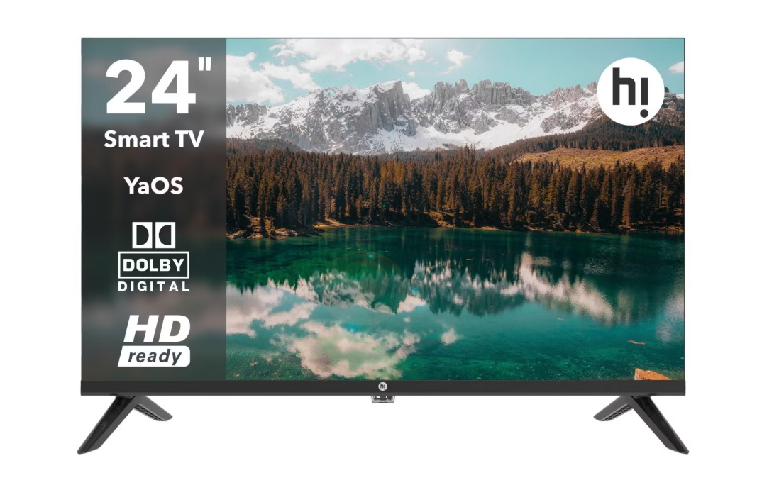 Телевизор Hi HY-24H01FB 24″, черный 1 Телевизор Hi HY-24H01FB 24″, черный 1