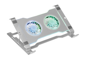 Охлаждающая подставка для ноутбука PANTEON CP-173 RGB Silver 9"-17,3", USB, 2 вентилятора 1