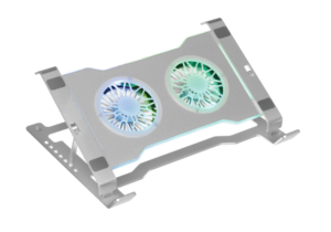 Охлаждающая подставка для ноутбука PANTEON CP-173 RGB Silver 9"-17,3", USB, 2 вентилятора 1