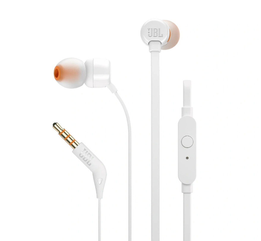 Наушники JBL Tune 110 3.5мм White EU 2 Наушники JBL Tune 110 3.5мм White EU 2