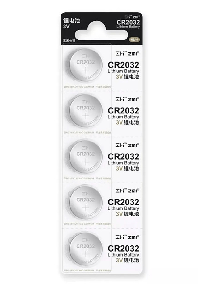 Батарейки Xiaomi ZMI Lithium Battery CR2032 5 шт. CN 1 Батарейки Xiaomi ZMI Lithium Battery CR2032 5 шт. CN 1