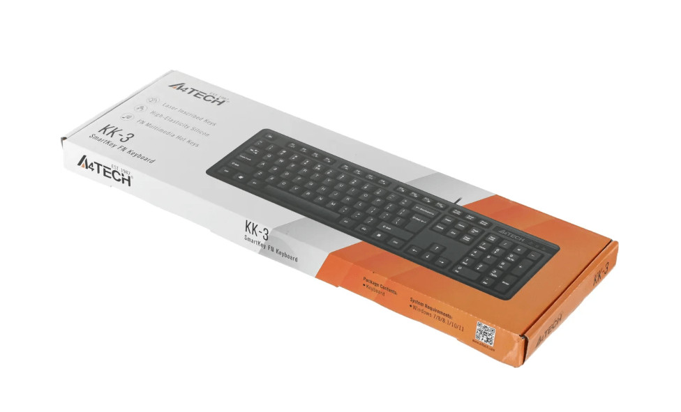Клавиатура A4Tech KK-3, черный 7 Клавиатура A4Tech KK-3, черный 7