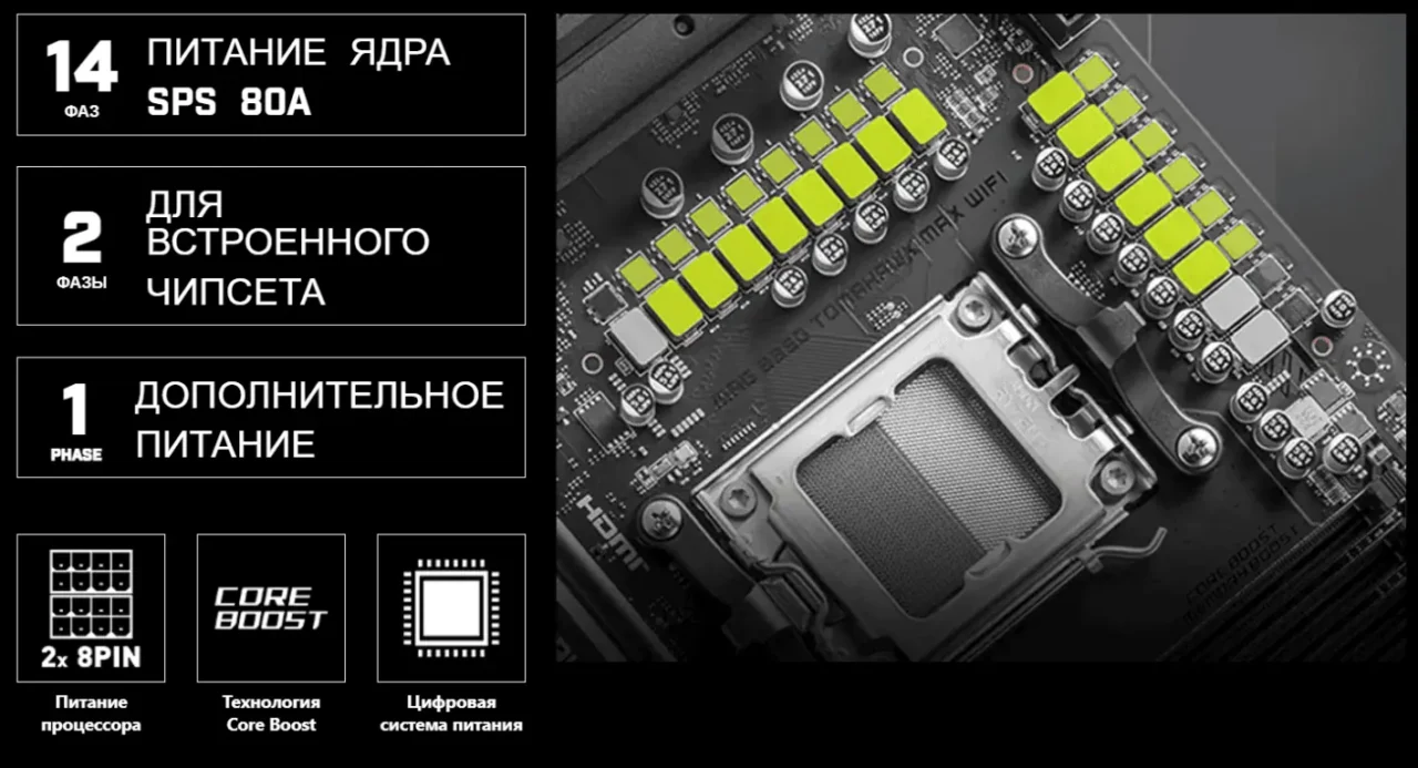 Материнская плата MSI Mag B850 Tomahawk Wifi 19