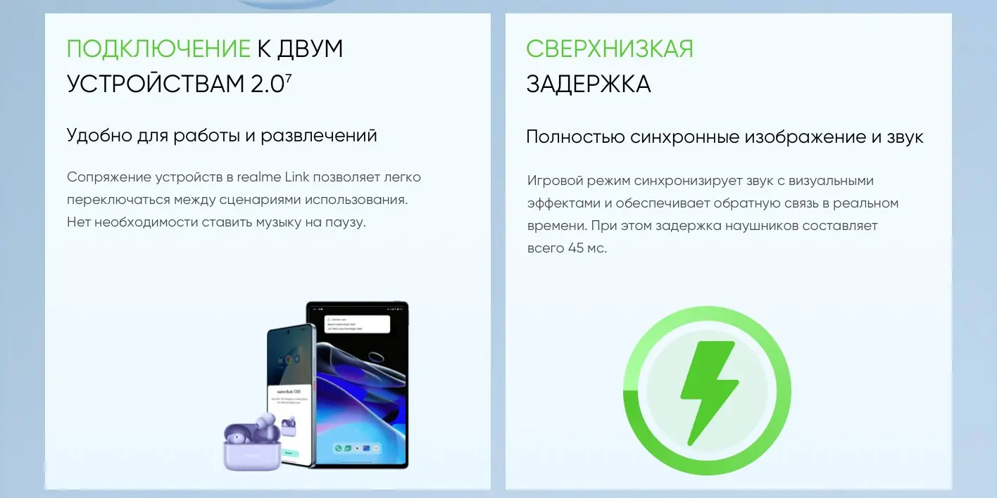 TWS-гарнитура Realme Buds T200 белый 14