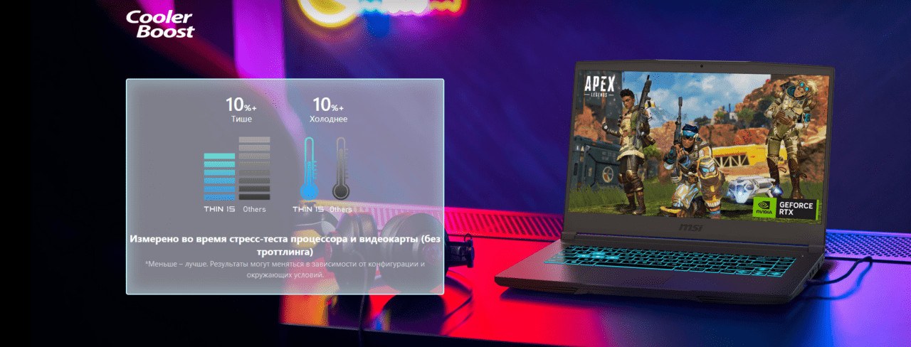 Ноутбук MSI Thin 15 B13UC-3287XRU, 15.6", IPS, i5-13420H/16Gb/1Tb/RTX3050, серый 3 Ноутбук MSI Thin 15 B13UC-3287XRU, 15.6", IPS, i5-13420H/16Gb/1Tb/RTX3050, серый 3
