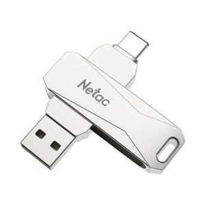 Флеш накопитель 64Gb USB 3.0+TypeC Netac U782C (NT03U782C-064G-32PN) 1
