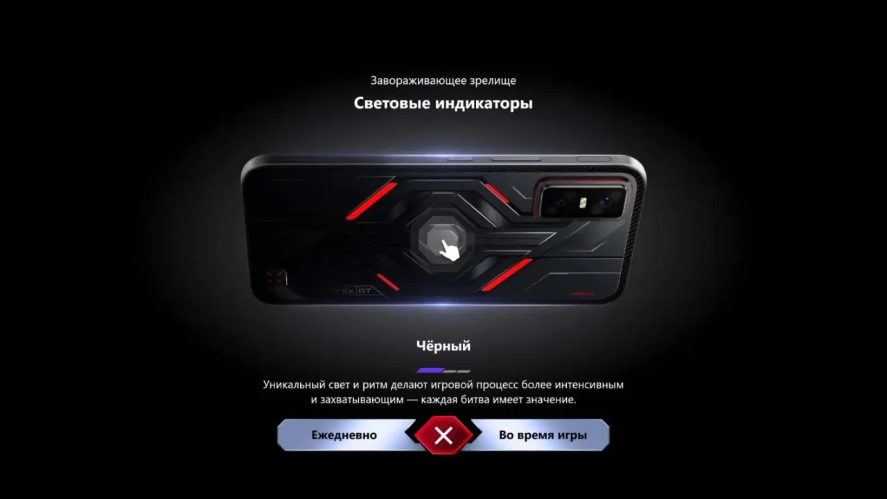 Смартфон Infinix GT 30 Pro 12/512Gb графит 5 Смартфон Infinix GT 30 Pro 12/512Gb графит 5