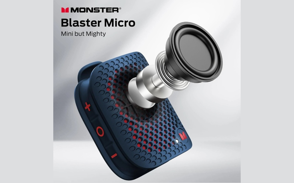 Портативная колонка MONSTER BLASTER MICRO (MS62106), зелёный 11