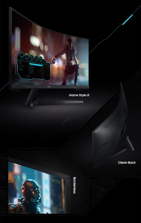 Монитор 34" Samsung Odyssey G5 G55T C34G55TWWI черный 2 Монитор 34" Samsung Odyssey G5 G55T C34G55TWWI черный 2