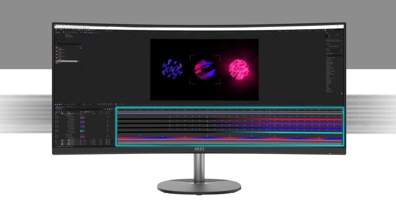 Монитор 34" MSI PRO MP341CQ черный (4K Ultra HD, 100Hz) 6