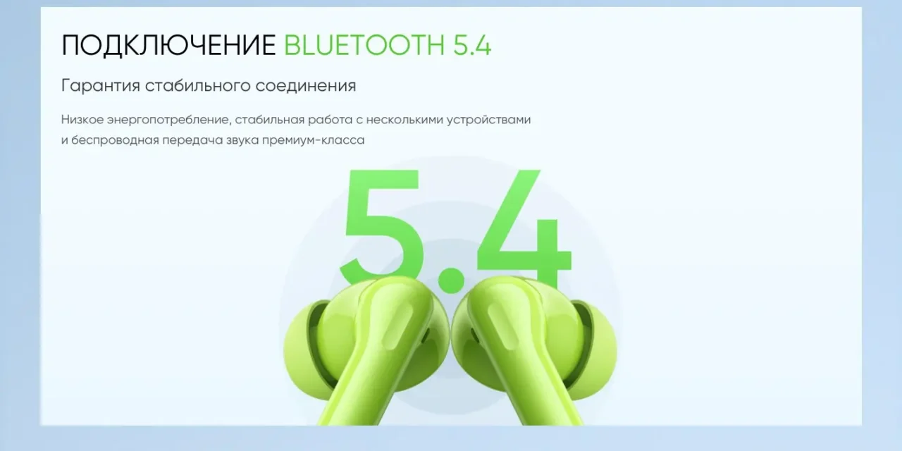TWS-гарнитура Realme Buds T200 синий/черный 15