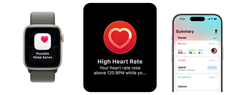 Apple Watch SE 3 (2025) 44mm Midnight Aluminium Case, Midnight Sport Band (S/M) 3 Apple-Watch-SE-3-2025-03
