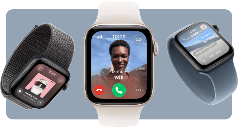 Apple Watch SE 3 (2025) 44mm Midnight Aluminium Case, Midnight Sport Band (S/M) 7 Apple-Watch-SE-3-2025-07