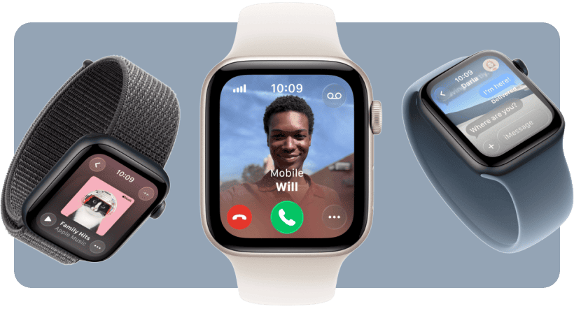 Apple Watch SE 3 (2025) 44mm Midnight Aluminium Case, Midnight Sport Band (S/M) 7 Apple-Watch-SE-3-2025-07