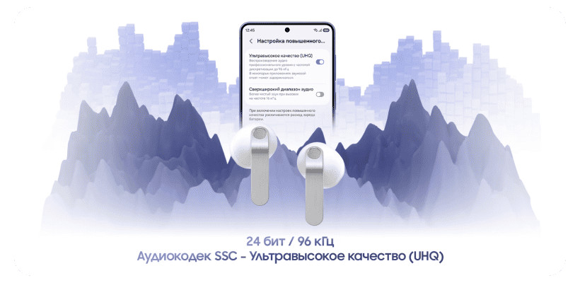 Беспроводные наушники Samsung Galaxy Buds 4 черный 3 Samsung-Galaxy-Buds-4-04