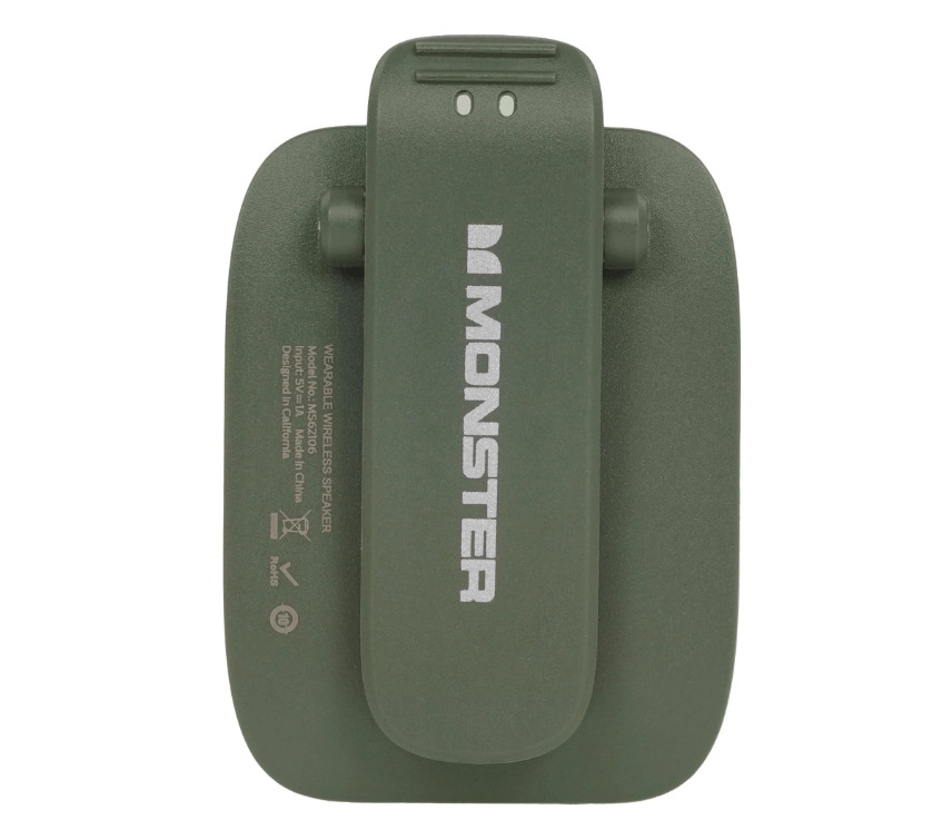 Портативная колонка MONSTER BLASTER MICRO (MS62106), зелёный 8 Портативная колонка MONSTER BLASTER MICRO (MS62106), зелёный 8