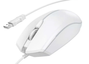 Мышка HOCO GM37 Wonderful gaming luminous wired mouse white 1