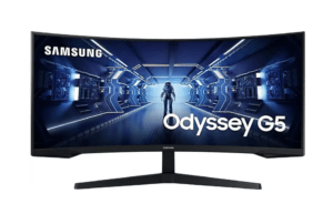 Монитор 34" Samsung Odyssey G5 G55T C34G55TWWI черный 1