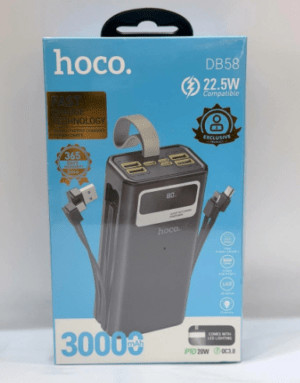 Power Bank Hoco DB58 Plentiful 22.5W fully compatible power bank(30000mAh) black 1