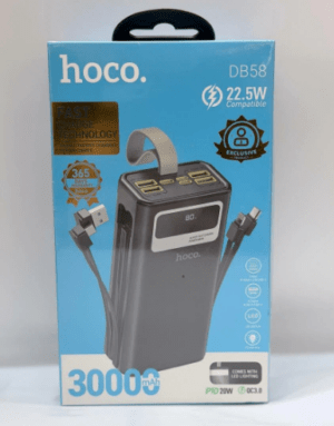 Power Bank Hoco DB58 Plentiful 22.5W fully compatible power bank(30000mAh) black 1